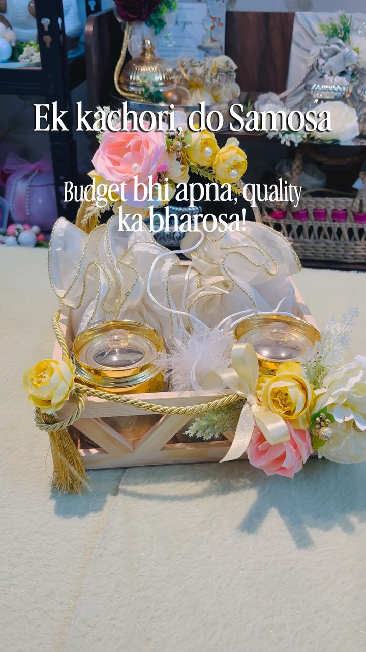 Elegant festive tray